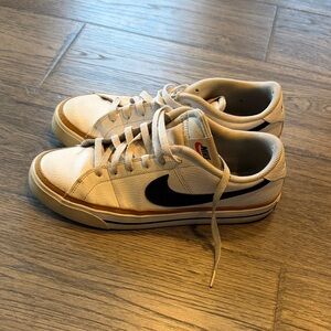 Nike White and Black Athletic Shoes